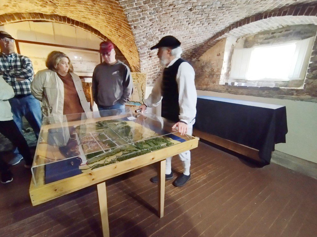 Charleston Provost Dungeon tour started with an overview of the area