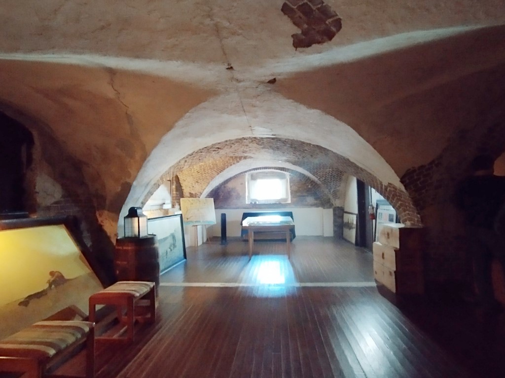 Another View of the Double Barrel Arches of Provost Dungeon Charleston
