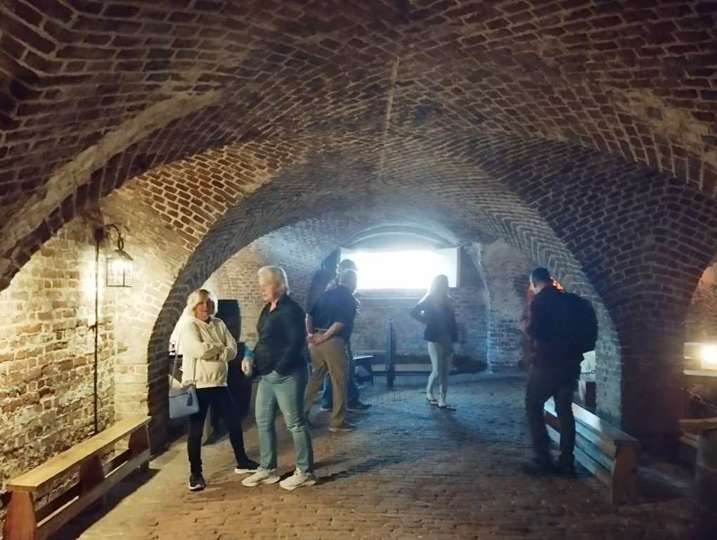 Views of the Double Barrel Arches of Provost Dungeon Charleston