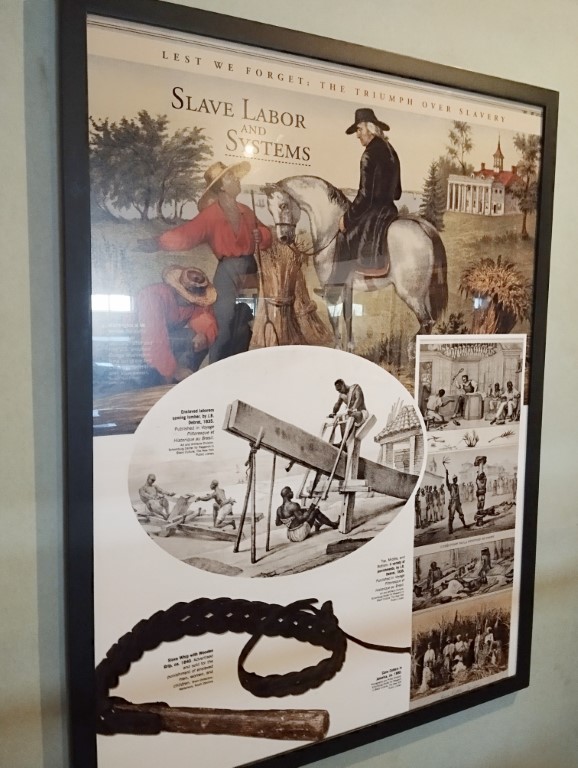 Slavery system as shown at Old Slave Mart Museum Charleston