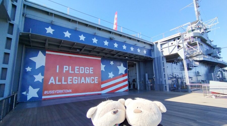 Boarding USS Yorktown CV-10 at Patriots Point Museum