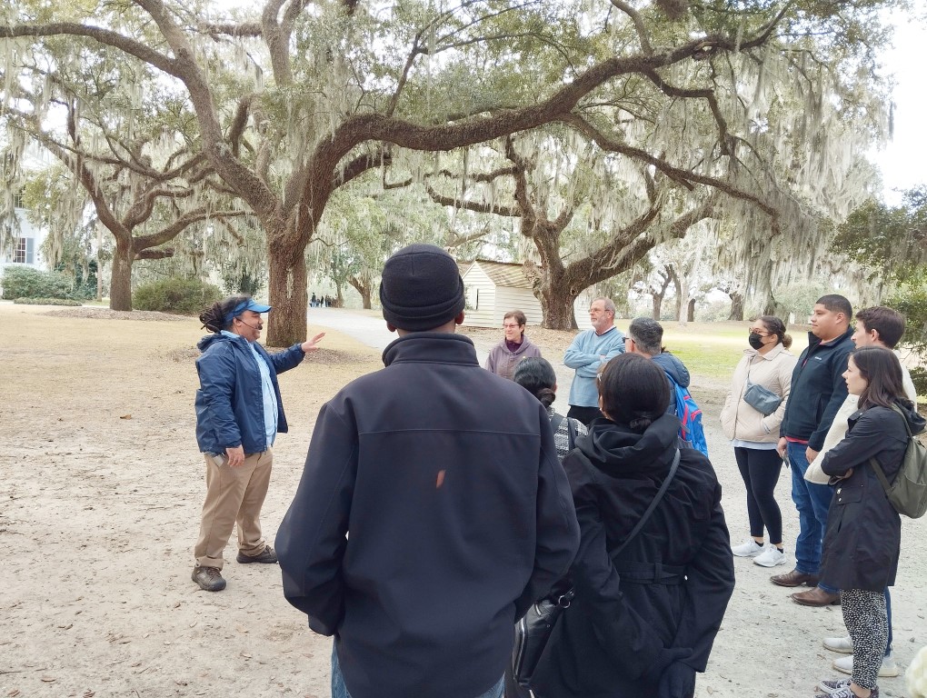 Start of the tour at McLeod Plantation Heritage Site