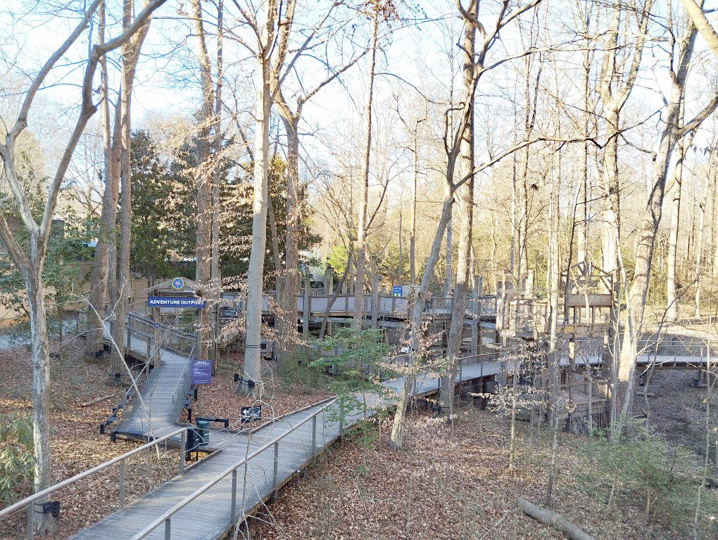 Adventure Outpost Wildwoods Forest of Fernbank Museum of Natural History Atlanta Georgia