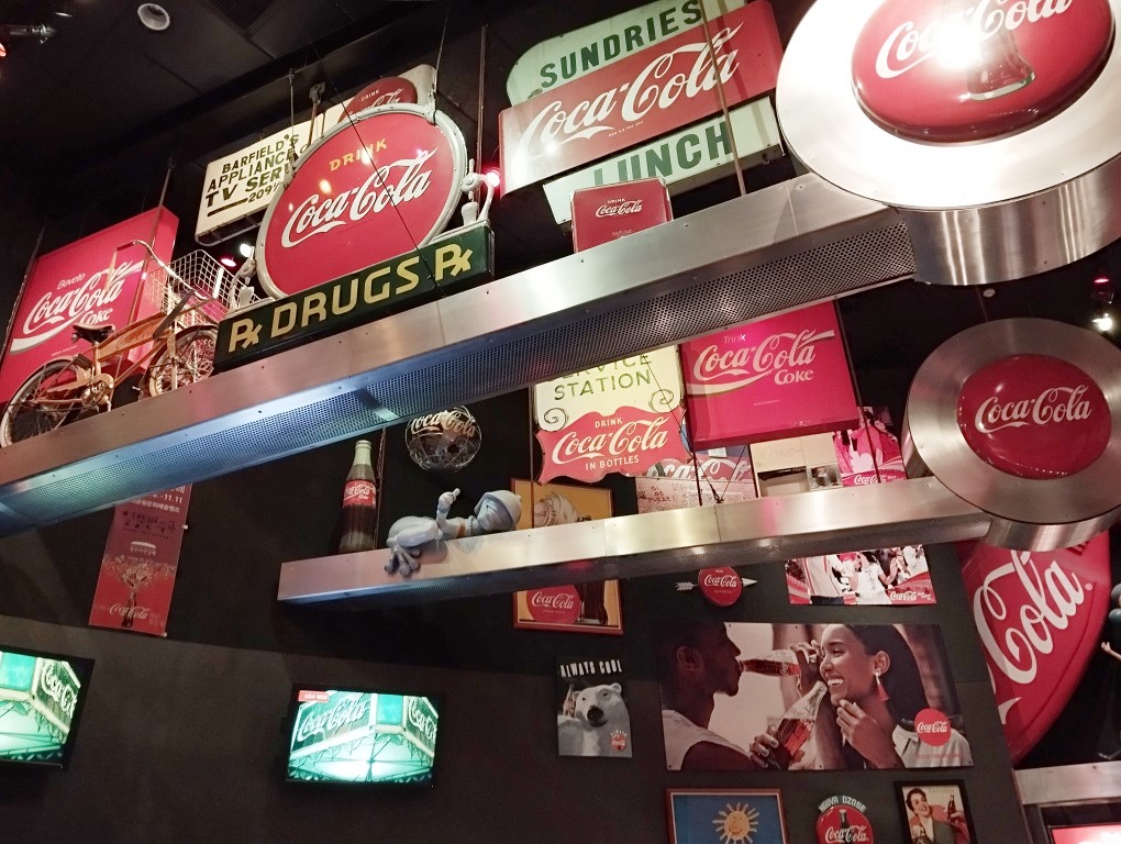 World of Coca Cola - The Loft - Coca Cola Signs 