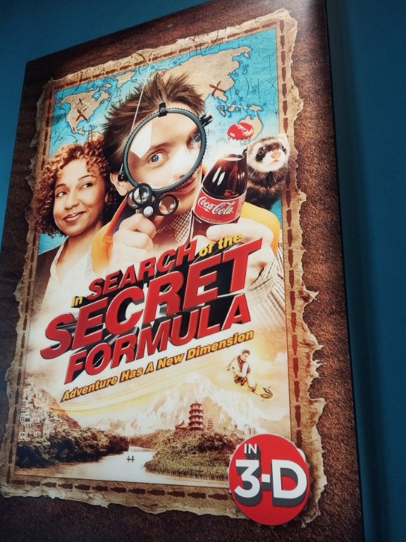 3D Theater at World of Coca-Cola "In Search of the Secret Formula"