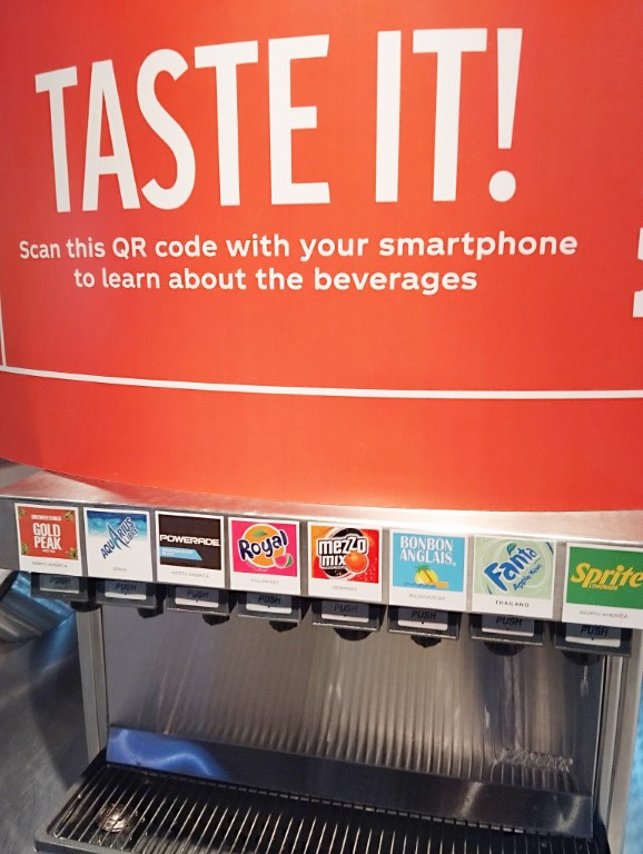 World of Coca-Cola Taste it! section - Try Sprite Lemonade (North America)!