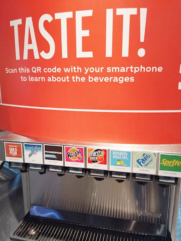 World of Coca-Cola Taste it! section - Try Sprite Lemonade (North America)!