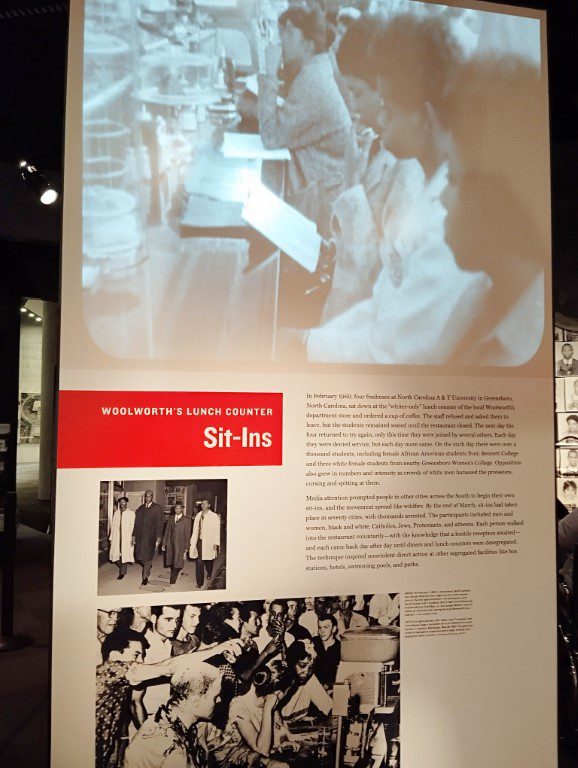 Woolworth's Lunch Counter Sit-Ins ; National Center for Civil and Human Rights Atlanta Georgia