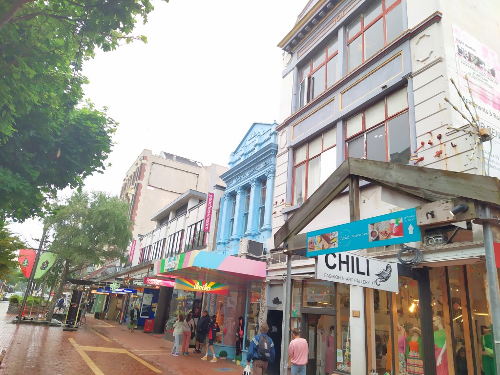 More shops along Cuba Street Wellington