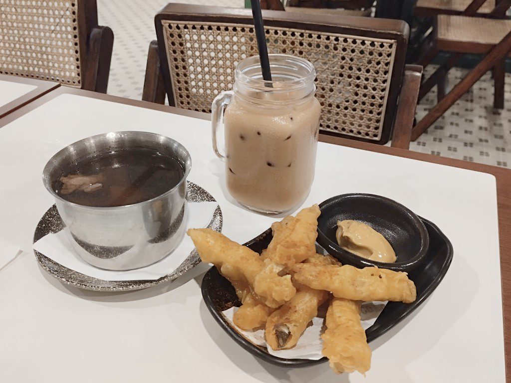 Terrace Chinese Kitchen with Priority Pass - Crispy King Oyster Mushroom with Truffle Mayo, Hong Kong Iced Tea and Soup