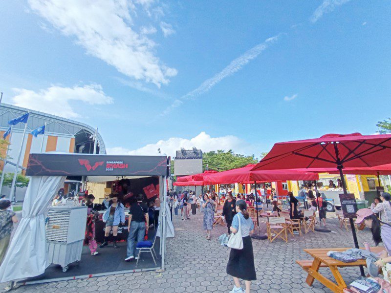 Smash Park during Singapore Smash 2025 - Merchandise, Food Stalls and VR experiences