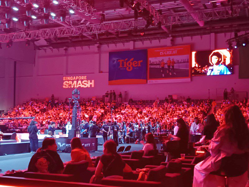 Smash Singapore 2025 Infinity Arena - Vivian Hsu sat right in front of us!